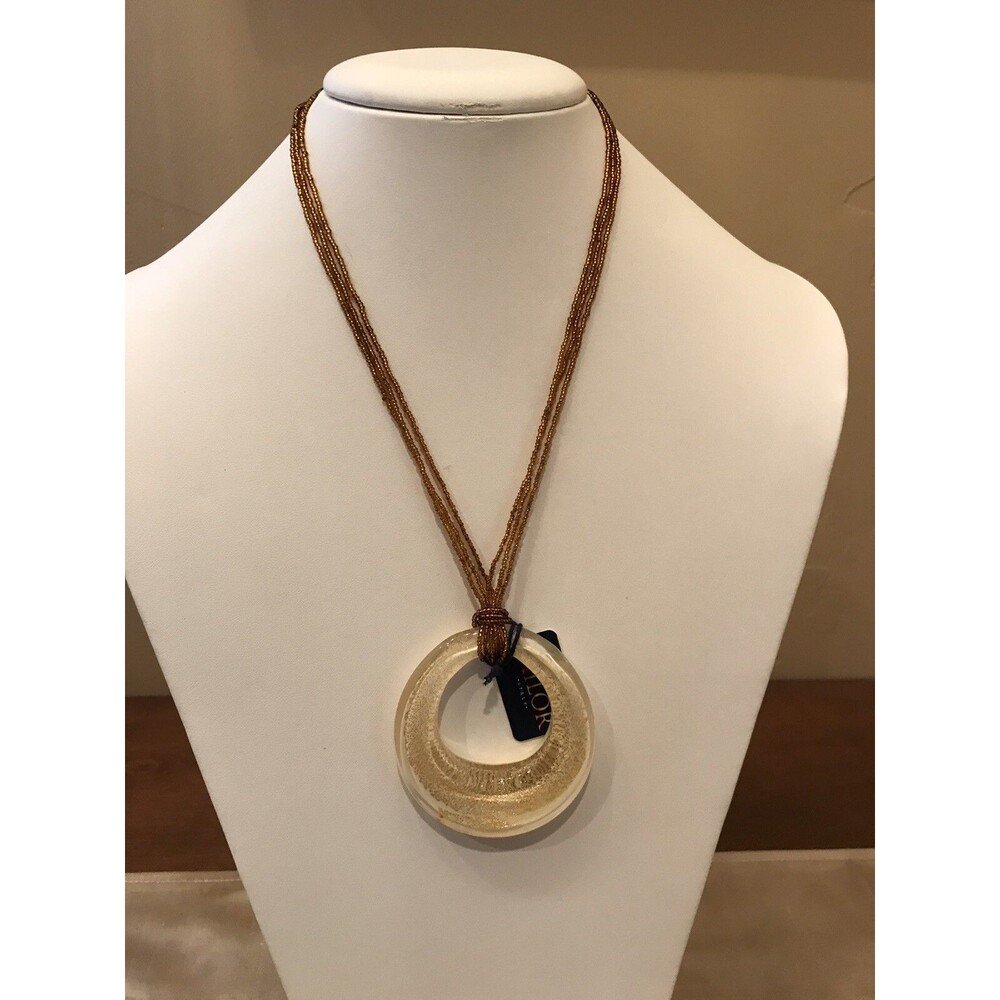 Milor Murano Glass Beaded Pendant